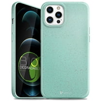 Vena ECO Biodegradable Case Compatible with Apple iPhone 12 Pro Max (6.7"-inch), (Biodegradable TPU, Drop Proof) Eco-Friendly Slim Protective Case Cover - Teal