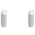 thumbnail image 4 of Matsuzay Botella de escala exprimible Condimento Cocina Dispensador para hornear Blanco 2Conjunto, 4 of 6