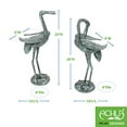 thumbnail image 4 of Achla Designs PC01 Preening Pair Crane Animal Bird Statue Garden Accent, 4 of 6