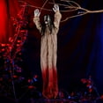 thumbnail image 2 of ziyahi Spooky Outdoor Halloween Decorations Long Haired Ghosts To Set Scene Terrifying Hanging Ghosts Set type+1, 2 of 6