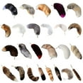 thumbnail image 7 of Soft Foxes Tail Keychain Pendant Plush Tail Keyring Charm Tail Keychain Ornaments Car Key Chains Gift, 7 of 7