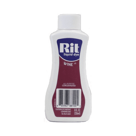 Rit Liquid Dye Wine 8 Ounces - Walmart.com