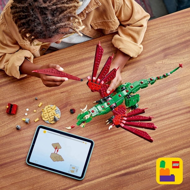 LEGO Creator 3 in 1 Medieval Dragon Toy - Building Toy with 3