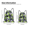 thumbnail image 2 of Gaeub Football Drawstring Backpack Bag Sport Gym Sackpack Heavy Duty String Backpack for Men Women-Medium, 2 of 6