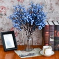 thumbnail image 4 of 15pcs Royal Blue Artificial Flowers Silk Babys Breath Gypsophila 19.7" for Home Kitchen Decor, 4 of 5