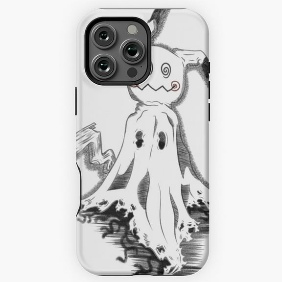 Mimikyu Cute Ghost Pokemon Art Phone Case for iPhone 16 15 14 13 12 11 Pro Max M5901828
