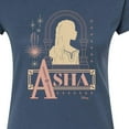 thumbnail image 3 of Disney Wish - Asha Badge  - Juniors Fitted Graphic T-Shirt, 3 of 5