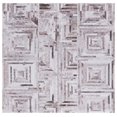 thumbnail image 2 of SAFAVIEH Faux Hide Cyrus Geometric Area Rug, Beige/Brown, 6' x 6' Square, 2 of 12