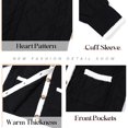 thumbnail image 3 of GYRATEDREAM Women's Long Sleeve Crewneck Button Down Sweaters Knit Cardigan Trendy Ladies Fall Clothes, 3 of 8