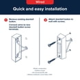 thumbnail image 5 of Heath Zenith Heath Zenith Black Plastic Wired Push Doorbell Button, 5 of 7