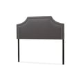 thumbnail image 3 of HomeStock Urban Upmarket Modern and Contemporary Fabric Upholstered Headboard, Nailded Trim Head Board-Color:Grey,Size:Full, 3 of 9