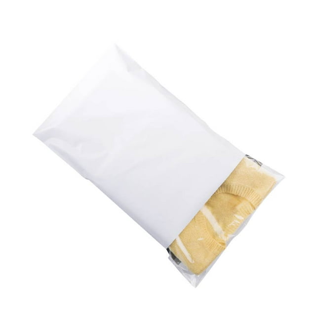 WiiGreen 50 PCS 12x15.5 inch Poly Mailers Shipping Envelopes Packaging Bags, White