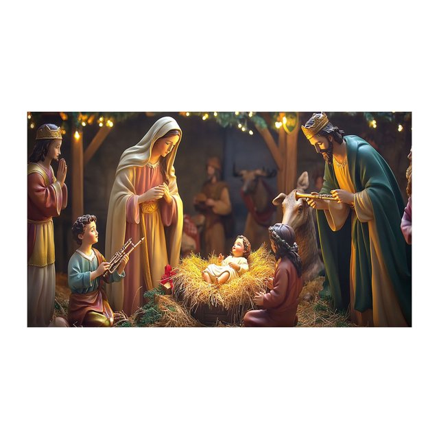 WIFKLSIIPG Christmas Barn Garage Door Banner Large Christmas Background Christmas Door Decorations Holiday Cover Garage Banner for Outdoor Christmas Garage Door Banner