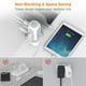 thumbnail image 5 of Regleta de alimentación de torre con enchufe plano con 11 tomas, 3 USB (1 USB C), torre protectora contra sobretensiones TESSAN 1625 W/13 A, protección 1050 J, cable de extensión de 6 pies con múltipl, 5 of 5