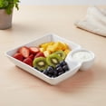thumbnail image 3 of Separator Serving Dish Reusable Dipping Plate For Dumplings And Fruit Tray 4 Piece Toaster Oven Set Heavy Aluminum Cookie Sheet Rectangular Cake Pan Nonstick Wire Rack for Half Sheet Pan Wire Rack Pan, 3 of 4