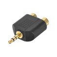 thumbnail image 2 of Divisor de 3.5mm Macho a 2 RCA hembra para Conversor de cable de Audio Video estéreo 1uds, 2 of 3