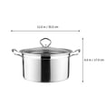 thumbnail image 2 of Minkissy 1Pc Stainless Steel Milk Boiler Pot for Family Home Cooking, 2 of 8