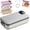 Gray, variant on Electric Lunch Box, 900ml Portable with Self-Heating, Cordless Rechargeable Meal Heater, No Water Needed, Adjustable Temp Display for Work Travel