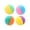 A, variant on Latex Foam Cat Toy Balls Colorful Soccer Pattern Interactive Pet Toys with Feathers for Indoor Cats Soft Bouncy Chase Balls for Self-Play and Bonding, Pick a random one