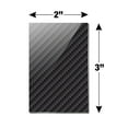 thumbnail image 3 of Carbon Fiber Pattern Rectangle Acrylic Fridge Refrigerator Magnet, 3 of 4