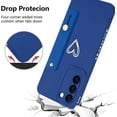 thumbnail image 6 of for Galaxy S22 Plus 5G Case with Phone Stand Holder Cute Love Hearts Pattern Slim Protective Camera Protection Cover with Wrist Strap for Women Girls for S22 Plus 5G 6.6"-Dark Blue, 6 of 13