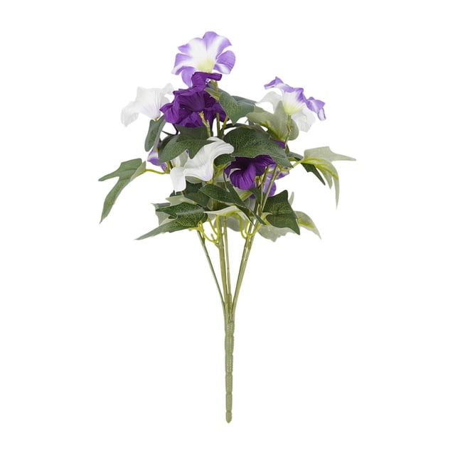 Fasiaou Artificial Flowers for Outdoors, UV Resistant Fake Realistic Flowers with Plastic Plants Spring Decor, Faux Silk Flowers for Outside Window Box Front Porch Planter Decor,B
