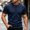 Navy, variant on Liweisiy Men's Textured Henley T-Shirt Short Sleeve Notch Neck Solid Color Tees Casual Athletic Summer Tops Wine 2XL