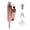 Red Ancient, variant on Wooden Door Spring Floor Thickened Vertical Barrels Bolt Latches Aluminum Alloys Framed Door Home Hardware