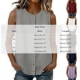 thumbnail image 2 of cocolona Womens Summer Basic Tank Tops Crew Neck Sleeveless Loose Shirts Trendy Casual Solid Color Blouses, 2 of 6