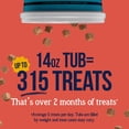 thumbnail image 4 of Stewart Freeze-Dried Raw Beef Liver Training Treats or Meal Topper for Dogs, 14 oz Tub, 4 of 10