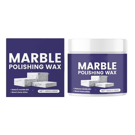 Marble Polishing Wax 100g Stone Care Kit Restores Shine and Protects Surfaces