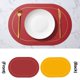 thumbnail image 3 of Chic PU Leather Placemats for Table Decoration 6Pcs Set in Various Colors, 3 of 11