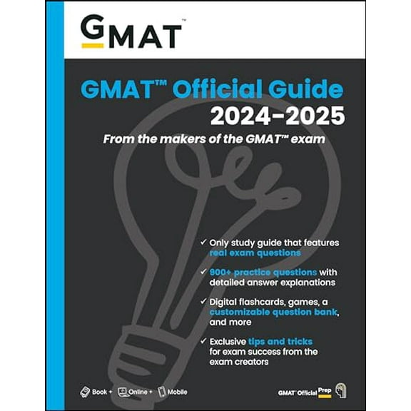 Pre-Owned GMAT Official Guide 2024-2025: Book   Online Question Bank (Paperback) 1394260024 9781394260027