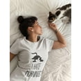 thumbnail image 4 of Tstars Cute Cat Shirt for Girls and Women I Hate Mornings Lazy Funny Graphic Tee, 4 of 7