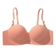 thumbnail image 3 of QLEICOM Bras for Women,Push Up Bra,Racerback Bandeau Bra Back Closure Lightly Lined for Lift and Smooth Back Silhouette Pink, 3 of 10