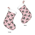thumbnail image 3 of Yiaed French Bulldog Print Christmas Stockings, Christmas Stockings Hanging Ornaments, Christmas Stockings for Family Christmas Holiday Decorations, 3 of 7