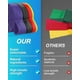 thumbnail image 2 of Resistance Bands Set for Men Women,with Different Resistance Levels, for Strength Training Fitness Yoga Toning,(Purple/Red/Black/Yellow), 2 of 5