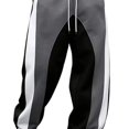 thumbnail image 3 of GERsome Men's Sweatpants Loose Fit Drawstring Waist Wide Leg Color Block Athletic Pants with Pockets, 3 of 5
