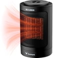 thumbnail image 1 of Mini Calefactor Ventilador Electrico Portatil 1500w Negro, 1 of 7