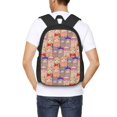thumbnail image 5 of Balery Cute Lamas Backpack for Men and Women - Durable 600D Oxford Cloth -Large Capacity, Water-Resistant School, Travel, and Hiking Bag, 5 of 7