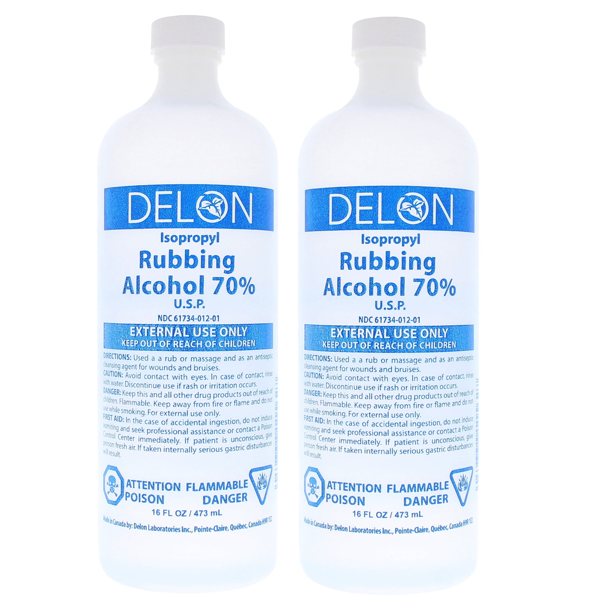 2 Bottles Isopropyl Ethyl Alcohol 70 IPA Disinfectant Spray