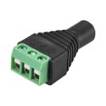 thumbnail image 1 of Adaptador de conector de audio y video de terminal de tornillo hembra de 3.5mm verde para sistema de cámara de seguridad CCTV, 1 of 3