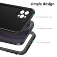 thumbnail image 4 of Bollsley for iPhone 12 Waterproof Case, Full-body Protection Shockproof Case For iPhone 12,Black, 4 of 10