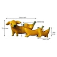 thumbnail image 5 of Banana Dog Statue Creative Banana Puppy Resin Ornament For Home Office Decor,Dog Lover Gifts, 5 of 9