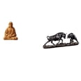 thumbnail image 1 of Figura de toro del Corazón de Jesús, oso Feng Shui, escultura de ganado chino moderno, regalo coleccionable para pasillo, dormitorio, oficina,, 1 of 8