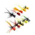 thumbnail image 2 of koolsoo 10x Fly Fishing Popper Lure Assortment Bass Fishing Lures Bass Flies, 2 of 9