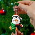 thumbnail image 5 of OAVQHLG3B Mini Acrylic Christmas Ornaments Tiny Christmas Pendant Decoration Small Christmas Tree Hanging Ornaments, Miniatures Snowman Santa Claus Charms for Xmas Holiday Party Decor, 5 of 7
