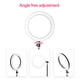thumbnail image 4 of Anillo de luz LED de 260MM, luz de relleno para fotografía, luz LED para Selfie, lámpara de teléfon CACAGOO  Lámpara Selfie, 4 of 7