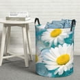 thumbnail image 5 of Goofa Daisy Flowers Printed Circular Hamper,Laundry Basket with Handles,Storage Baskets Foldable,Large Capacity Laundry Hamper-, 5 of 8