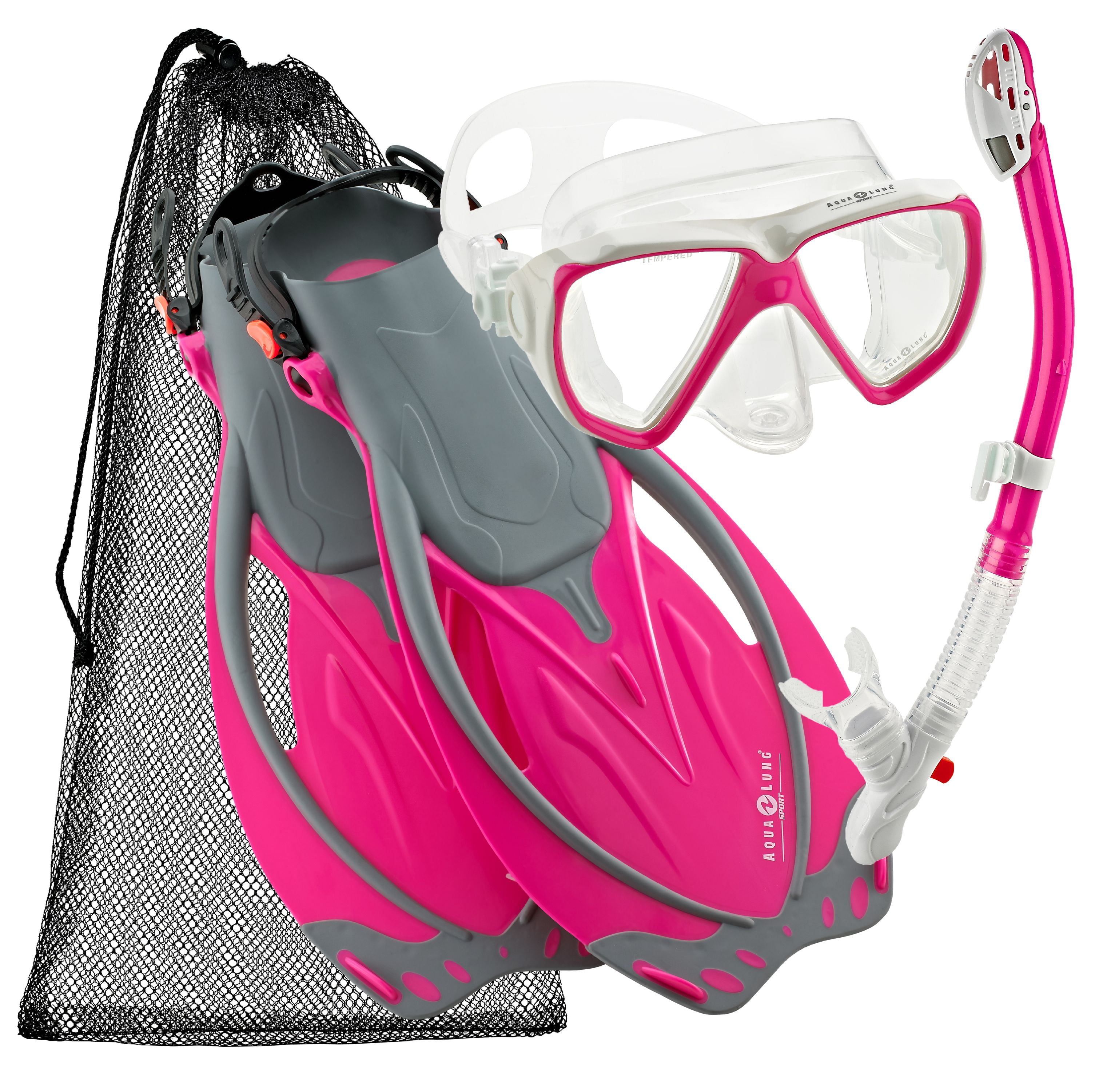 Scuba Snorkeling Purge Mask Fin Snorkel Set